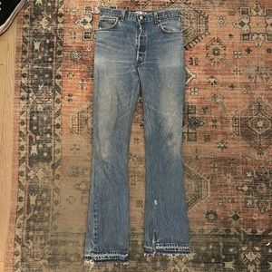RE/DONE JEANS With side slit -Elsa hosk collab